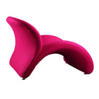 Manhattan Comfort Rosebud Modern Wool Blend Accent Chair in Fuchsia - Set of 2