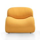 Manhattan Comfort Rosebud Modern Wool Blend Accent Chair in Yellow - Set of 2