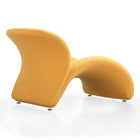Manhattan Comfort Rosebud Modern Wool Blend Accent Chair in Yellow - Set of 2