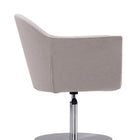 Manhattan Comfort Voyager Modern Woven Blend Swivel Lounge Chair in Barley - Set of 2