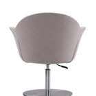 Manhattan Comfort Voyager Modern Woven Blend Swivel Lounge Chair in Barley - Set of 2