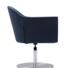 Manhattan Comfort Voyager Modern Woven Blend Swivel Lounge Chair in Smokey Blue - Set of 2
