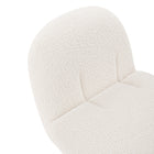 Manhattan Comfort Edina Modern Boucle Lounge Chair in White - Set of 2