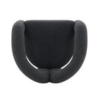 Manhattan Comfort Darian Modern Boucle Lounge Chair in Black - Set of 2