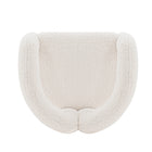 Manhattan Comfort Darian Modern Boucle Lounge Chair in White - Set of 2