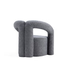 Manhattan Comfort Darian Modern Boucle Lounge Chair in Gray - Set of 2