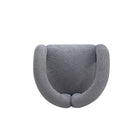 Manhattan Comfort Darian Modern Boucle Lounge Chair in Gray - Set of 2
