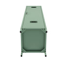 Manhattan Comfort Naomi Modern 2-Piece Metal Storage Cabinets in Sage Green