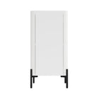 Manhattan Comfort Abbey Modern 2-Piece Buffet and Accent Cabinet in White