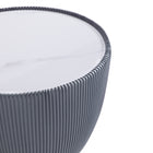 Manhattan Comfort Anderson Modern 2-Piece Coffee Table & End Table Set in Gray - 2-AT01-GY