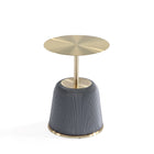 Manhattan Comfort Anderson Modern 2-Piece Coffee Table & End Table Set in Cream and Gray - 2-AT02-CRGY