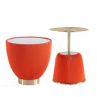 Manhattan Comfort Anderson Modern 2-Piece End Table in Orange