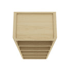 Manhattan Comfort Rivington Modern 28" Open Bookcase in Natural Oak - Set of 2