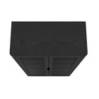 Manhattan Comfort Rivington Modern 38" Bookcase Cabinet in Black - Set of 2 - 2-BC005-BK