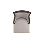 Manhattan Comfort Emperor Traditional Wood Upholstered Barstool in Light Gray - Set of 2