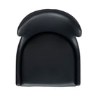 Manhattan Comfort Blair Modern Wood Upholstered Barstool in Black - Set of 2