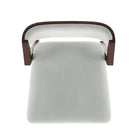 Manhattan Comfort Patricia Modern Wood Upholstered Barstool in White Glacier - Set of 2