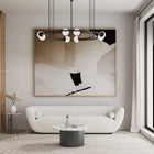 Manhattan Comfort Alondra Modern Glam 2-Piece Coffee Table & End Table Set in Black