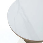 Manhattan Comfort Glenn Modern Glam 2-Piece Coffee Table & End Table Set in Gold