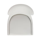 Manhattan Comfort Blair Modern Wood Upholstered Counter Stool in White - Set of 2