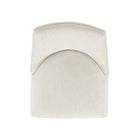 Manhattan Comfort Beever Modern Chenille Wood Counter Stool in Cream - Set of 2