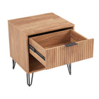 Manhattan Comfort Dumbo Modern 2-Piece Dresser Set in Golden Brown - 2-DB01-GB