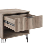 Manhattan Comfort Dumbo Modern 2-Piece Dresser Set in Rustic Gray - 2-DB01-GY