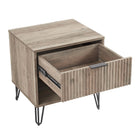 Manhattan Comfort Dumbo Modern 2-Piece Dresser Set in Rustic Gray - 2-DB01-GY