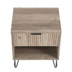 Manhattan Comfort Dumbo Modern 2-Piece Dresser Set in Rustic Gray - 2-DB01-GY