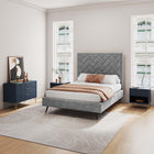Manhattan Comfort Dumbo Modern 2-Piece Dresser Set in Midnight Blue - 2-DB01-MB