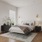 Manhattan Comfort Dumbo Modern 2-Piece Dresser Set in Black - 2-DB02-BK