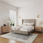 Manhattan Comfort Dumbo Modern 2-Piece Dresser Set in Golden Brown - 2-DB02-GB