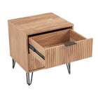 Manhattan Comfort Dumbo Modern 2-Piece Dresser Set in Golden Brown - 2-DB02-GB