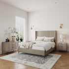 Manhattan Comfort Dumbo Modern 2-Piece Dresser Set in Rustic Gray - 2-DB02-GY