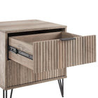 Manhattan Comfort Dumbo Modern 2-Piece Dresser Set in Rustic Gray - 2-DB02-GY