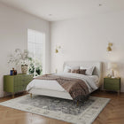 Manhattan Comfort Dumbo Modern 2-Piece Dresser Set in Olive Green - 2-DB02-OG