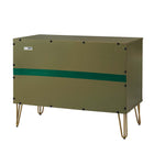 Manhattan Comfort Dumbo Modern 2-Piece Dresser Set in Olive Green - 2-DB02-OG