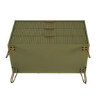 Manhattan Comfort Dumbo Modern 2-Piece Dresser Set in Olive Green - 2-DB02-OG