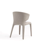 Manhattan Comfort Conrad Mid-Century Modern Upholstered Dining Chair in Wheat - Set of 4