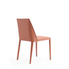 Manhattan Comfort Paris Modern Vegan Leather Dining Chair in Clay - Set of 4