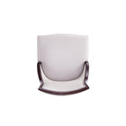 Manhattan Comfort Grand Traditional Wood Upholstered Dining Chair in Light Gray - Set of 4