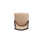 Manhattan Comfort Grand Traditional Wood Upholstered Dining Chair in Tan - Set of 4