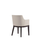 Manhattan Comfort Gansevoort Modern Vegan Leather Wood Armchair in Stone Gray - Set of 2
