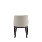 Manhattan Comfort Gansevoort Modern Vegan Leather Wood Armchair in Stone Gray - Set of 2