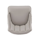 Manhattan Comfort Eda Modern Wood Upholstered Dining Chair in Light Gray - Set of 2