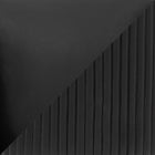 Manhattan Comfort Raya Modern Vegan Leather Wood Dining Chair in Black - Set of 2