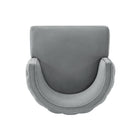 Manhattan Comfort Maya Modern Velvet Dining Chair in Gray - Set of 2