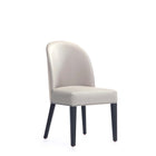 Manhattan Comfort Hillman Modern Wood Upholstered Dining Chair in Light Gray - Set of 4