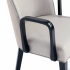 Manhattan Comfort Hillman Modern Wood Upholstered Armchair in Light Gray - Set of 2