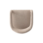 Manhattan Comfort Aspen Mid-Century Modern Tweed Upholstered Armchair in Gold Dust - Set of 2